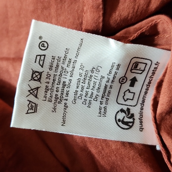 NWT Sézane Sophie Skirt brown (lace/embroidered) - Picture 12 of 12